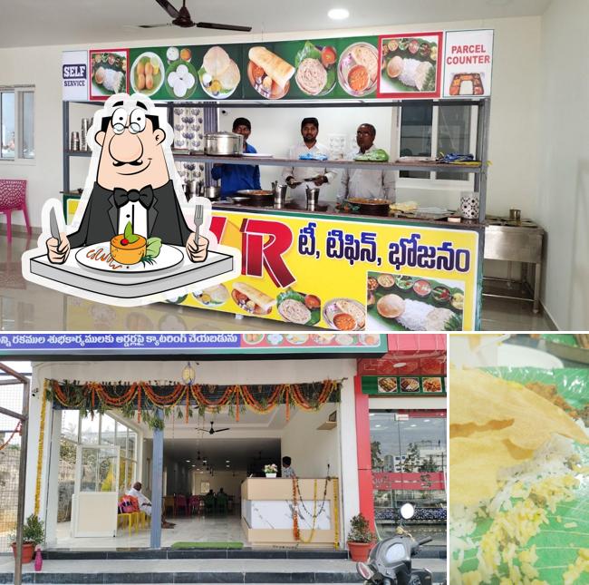 Among various things one can find food and exterior at Hotel V.V.R