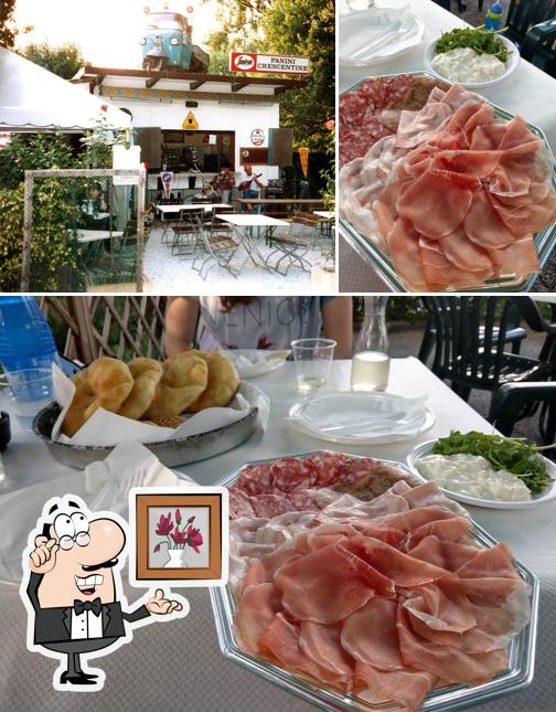 Gli interni di Il Chiosco delle Crescentine