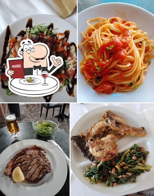 Platti al Trattoria "La Villetta"