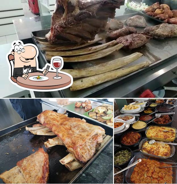 Comida em Restaurante Brasa Grill