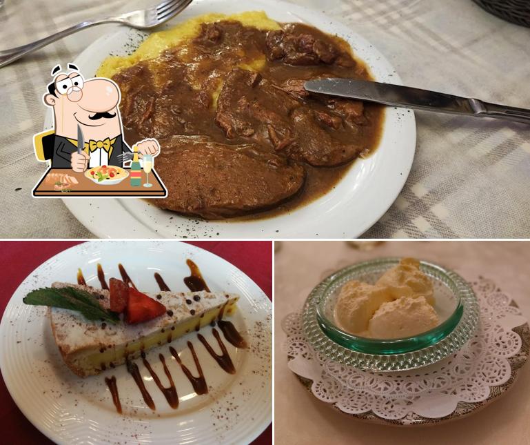 Cibo al Trattoria "Alla Cisterna"