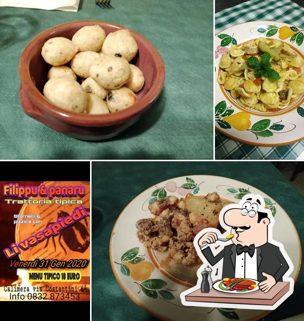 Cibo al Trattoria Filippu e Panaru