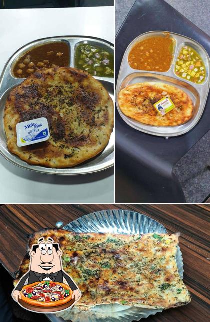 Get pizza at Amritsari Kulcha Land