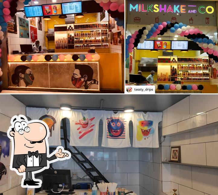 The interior of Milkshake And Co