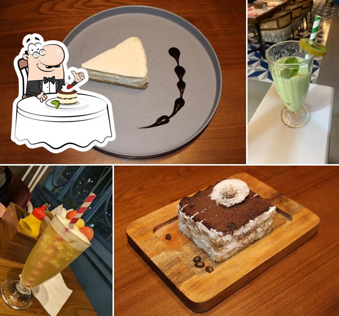 Cafe Pamaa near Advant Noida offers a variety of desserts