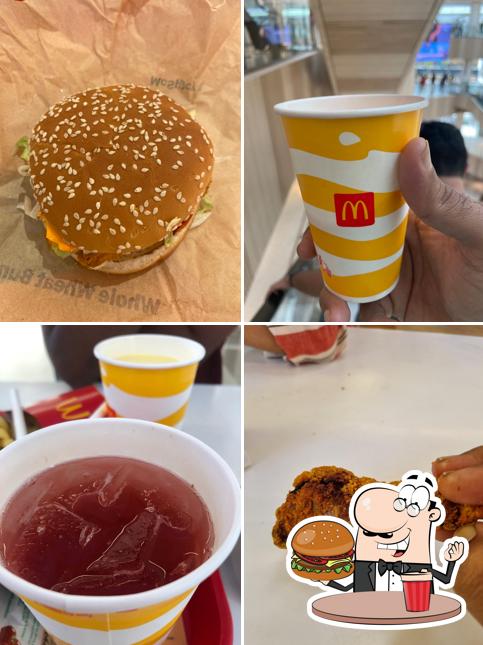 Hamburger at McDonald's