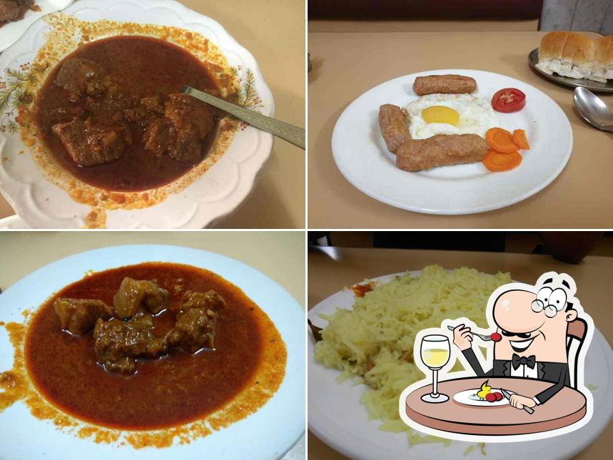 Food at New Martin Hotel