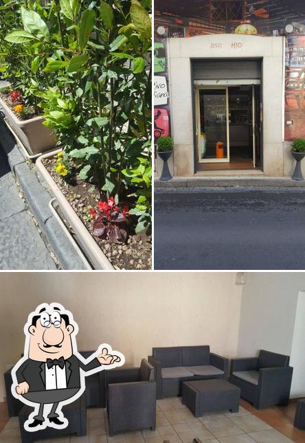 Dai un’occhiata alla immagine che mostra la interni e esterno di BAR MIO