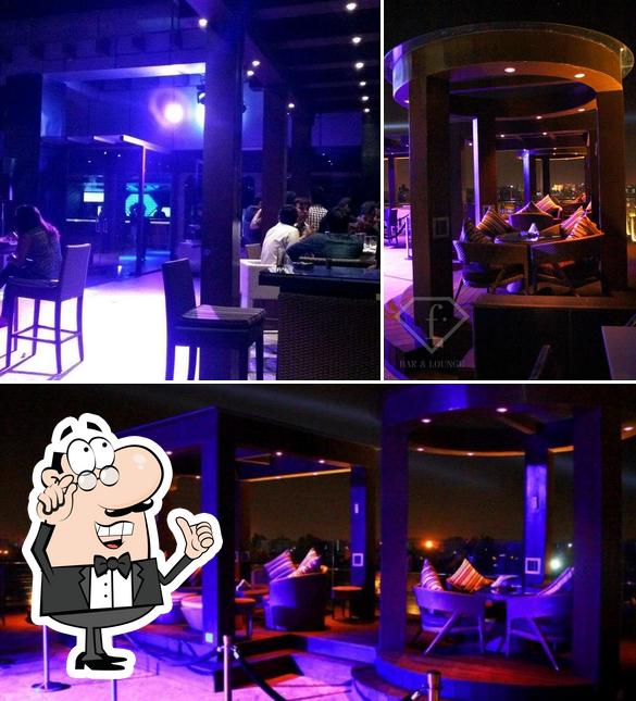 The interior of F Bar & Lounge