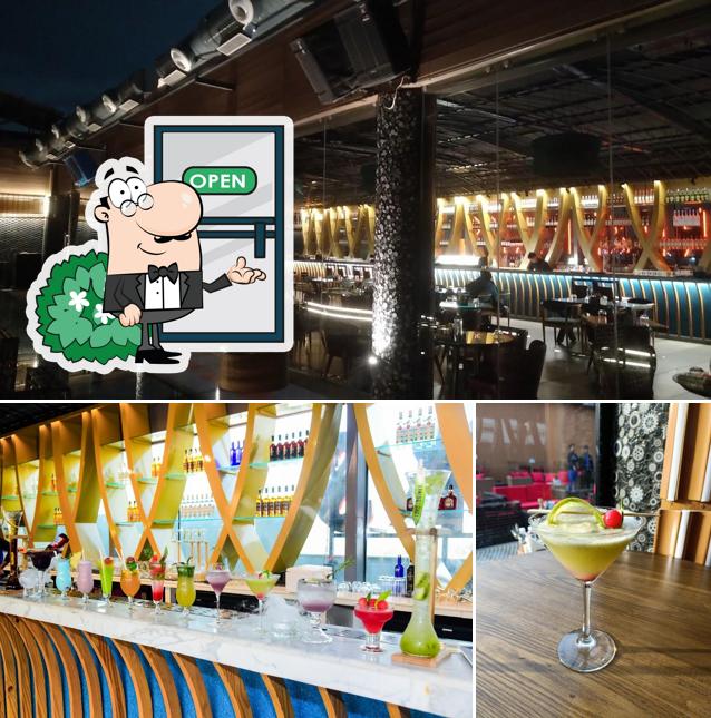 This is the picture showing exterior and alcohol at Lord of the drinks