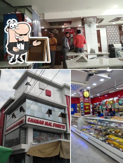 The restaurant's exterior and interior
