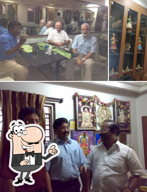 The interior of Chandran Mess