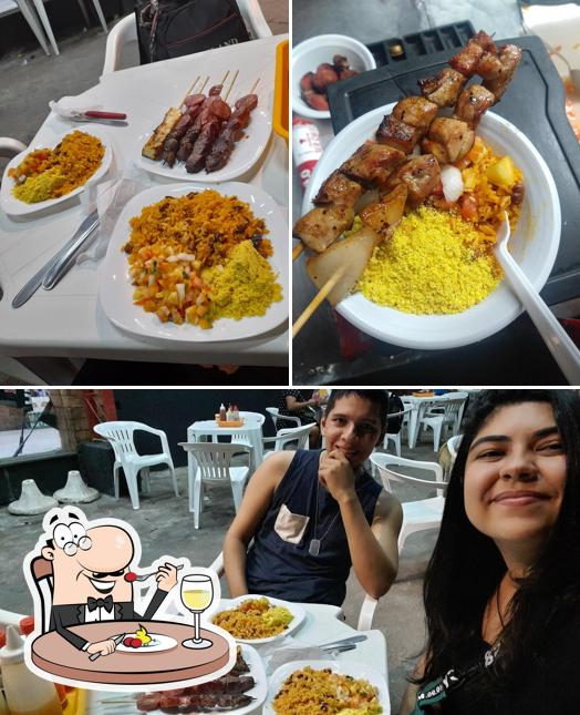 O Espeto Bike se destaca pelo comida e interior