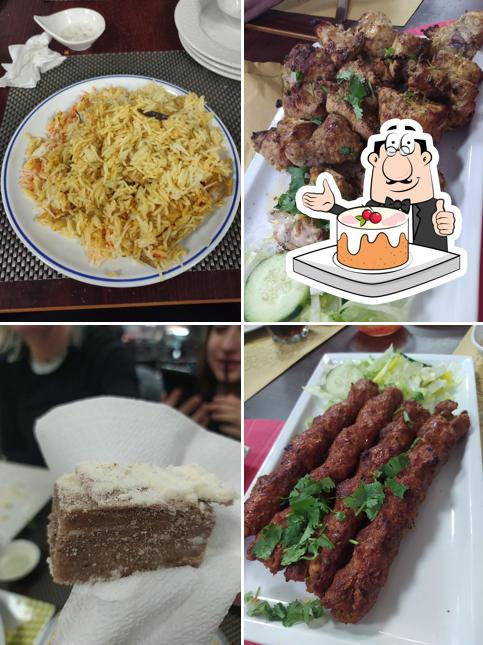 Torte di carote al Ristorante Pakistano