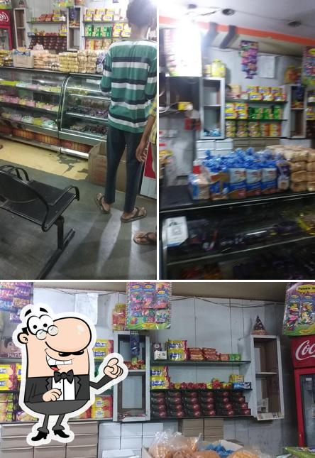 The interior of Ruchi Bakery