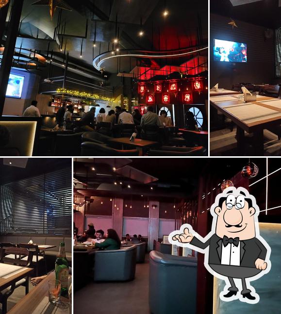 The interior of The Hive Lounge Bar