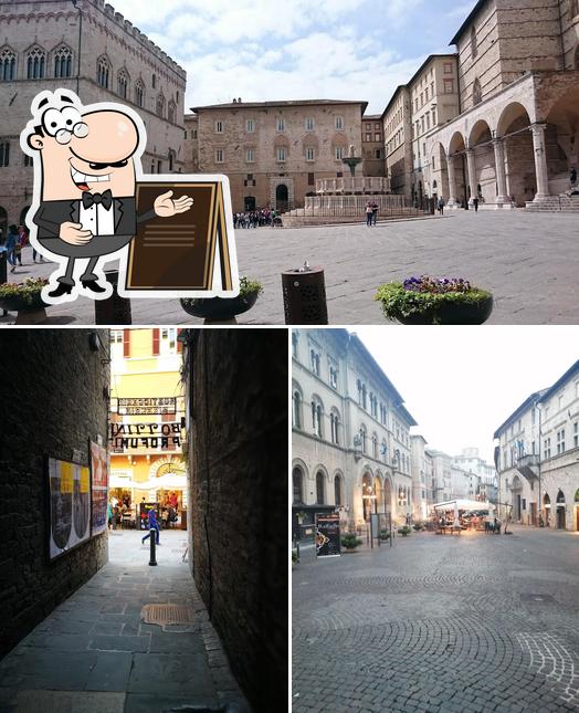 Gli esterni di Testone Perugia Centro Storico