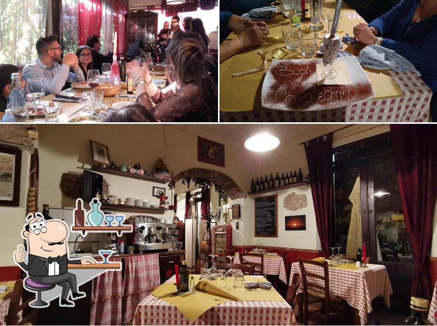 Installez-vous à l'une des tables de Trattoria Fratelli Bravo