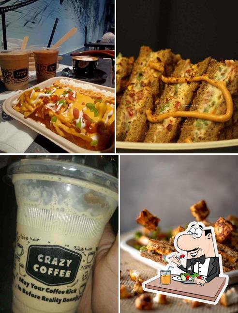 Food at Crazy Coffee