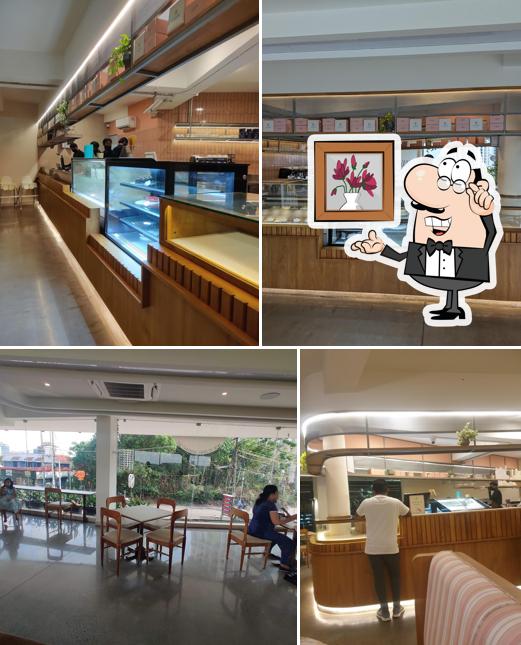 The interior of Caravan Ice Cream Cafe