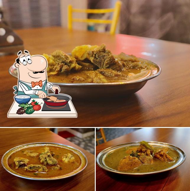 Chicken curry at Chinmay Halli Mane Baadoota