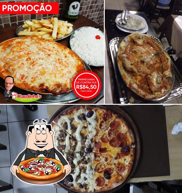 No Claudinhos Restaurante e Pizzaria, você pode conseguir pizza
