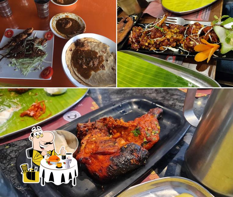 Food at Dindigul Thalappakatti Restaurant