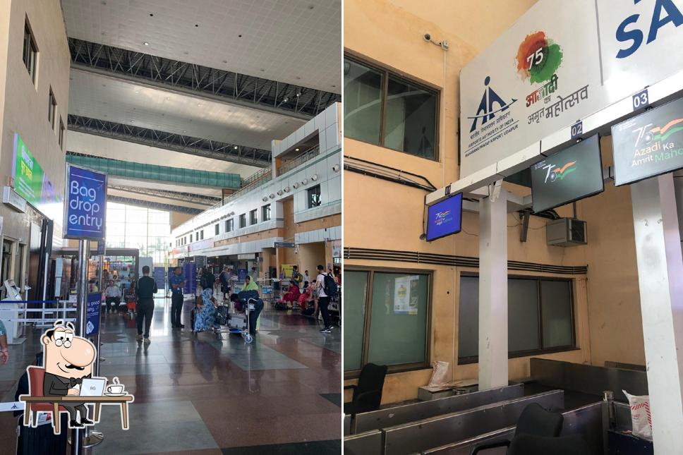 The interior of Domestic Departure Lounge