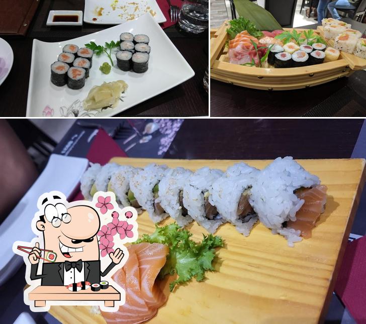 Ordina le diverse opzioni di sushi