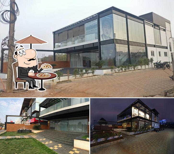 Enjoy the view outside Ice Cube Lounge and Fine Dine Gokul Road Hubli