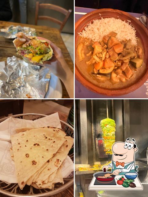 Pollo al curry al Kebab