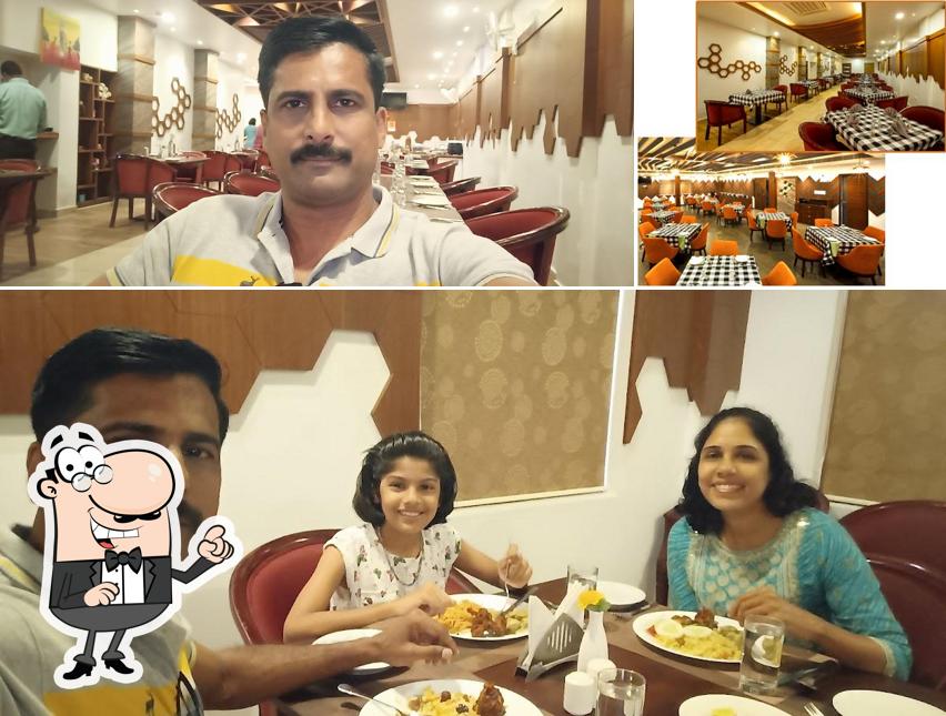 The interior of Manna Restaurant