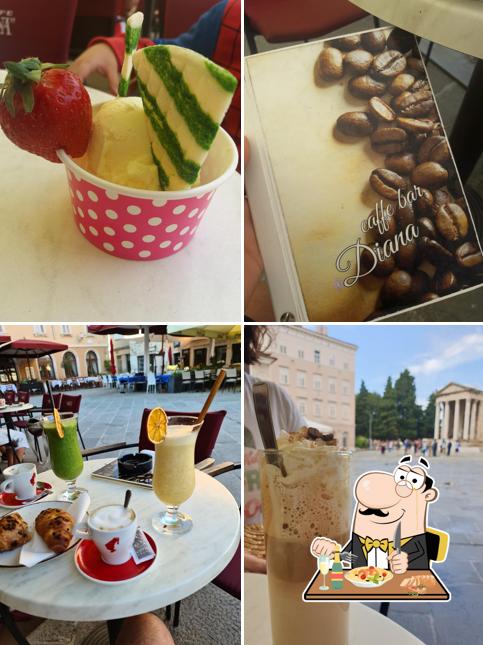 Questa è la foto che mostra la cibo e bevanda di Caffe Diana