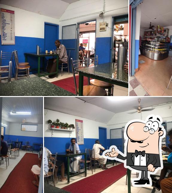 The interior of Dwaraka Hotel & Bakery