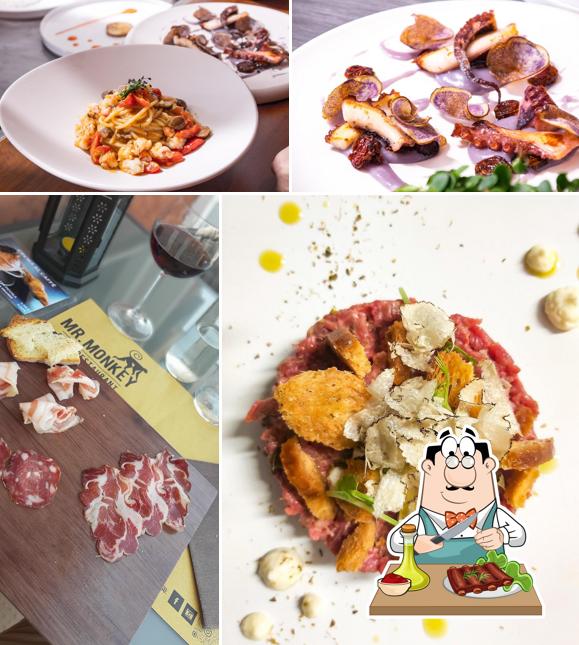 Prova i un pasto a base di carne a MR.MONKEY