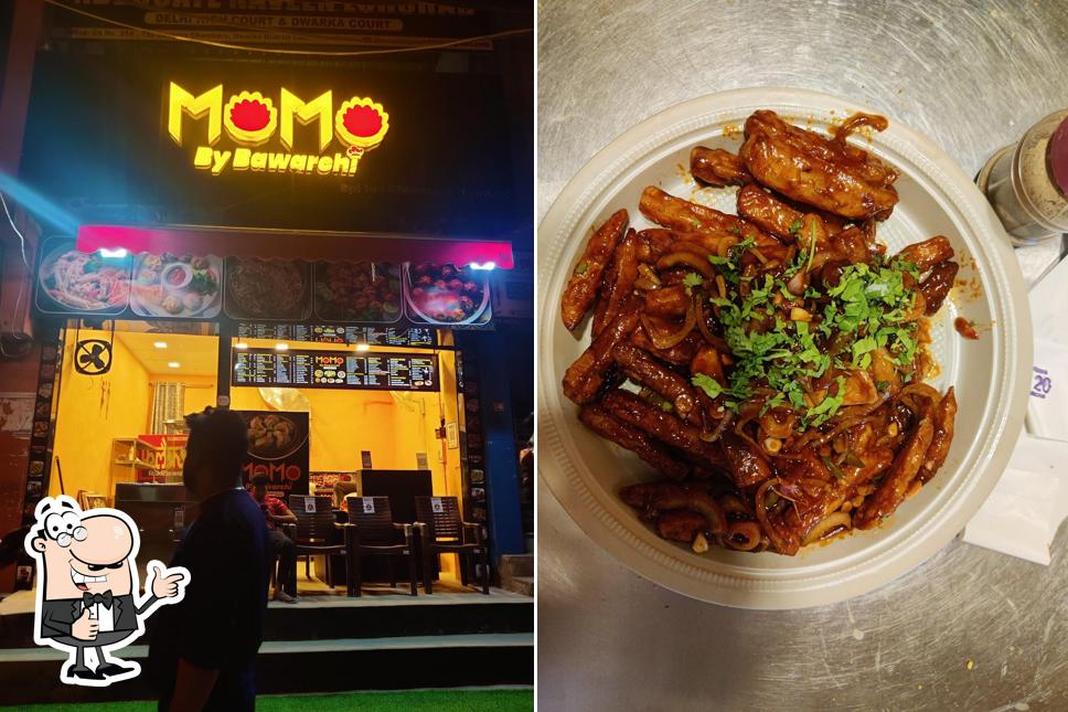Here's an image of Momo By Bawarchi