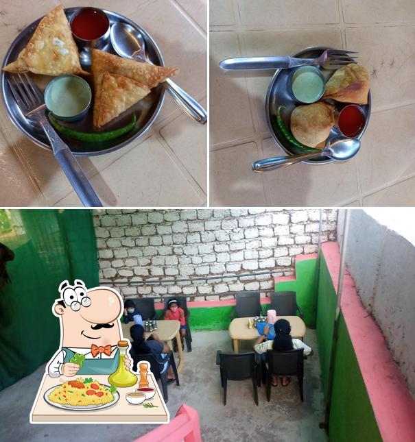 Take a look at the picture showing food and interior at Shivam Cafe