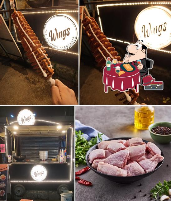 Waffles at WINGS "The chicken specialist"