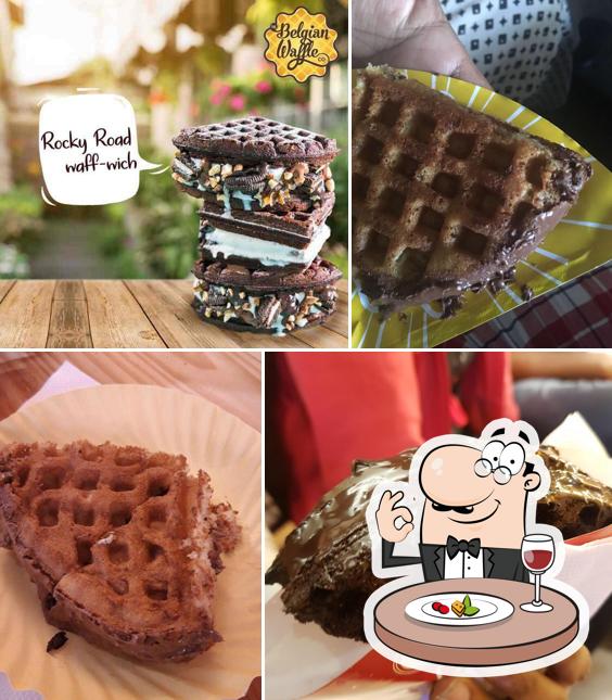 Food at The Belgian Waffle Co