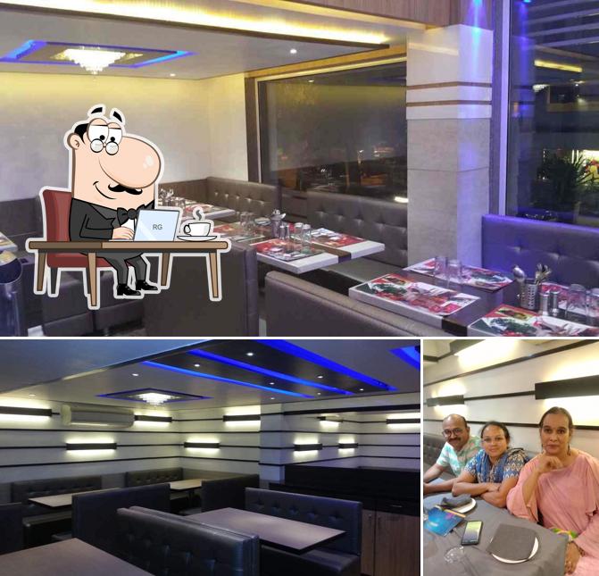 The interior of Amity Restaurant