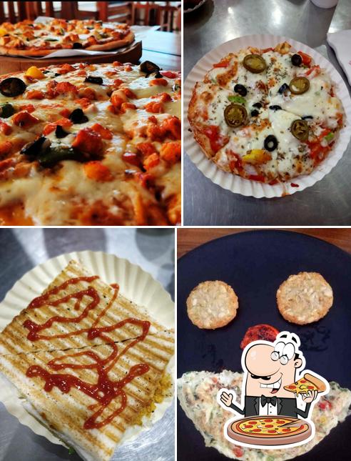 Pick different kinds of pizza