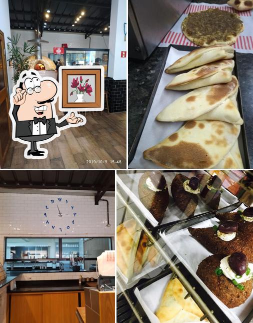 O interior do Ghada Arabic Food Londrina