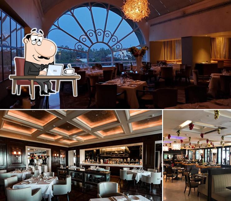 Take a seat at one of the tables at Le Cirque Signature