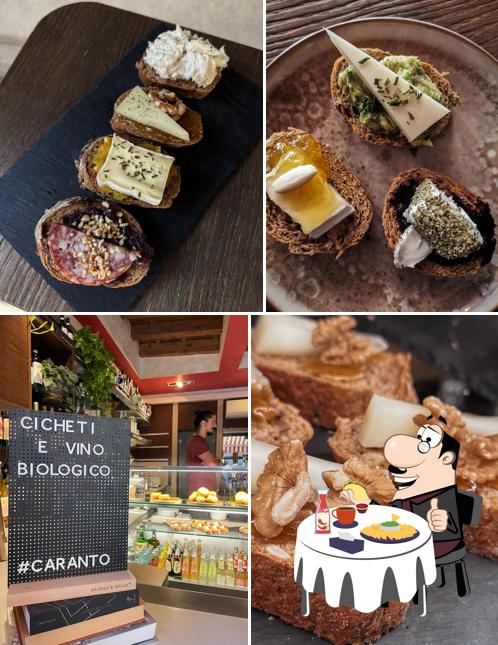 Piatto di formaggi al Bar Caranto