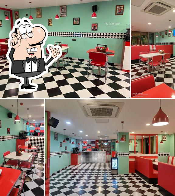 The interior of Diner- All day Drinkery