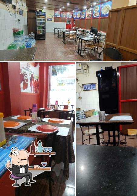 The interior of CEEYEM GRlLL & BARBECUE RESTAURANT Thiruvalla