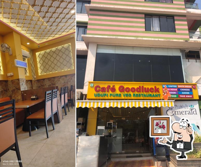 The interior of Café Goodluck