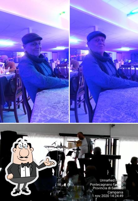 Gli interni di Club La Paranza