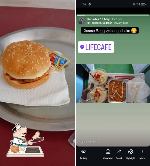 Pancakes at Life Cafe