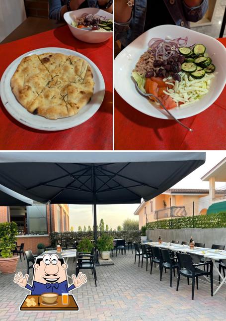 Pizzeria al Casal si caratterizza per la cibo e interni